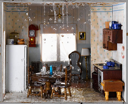 Water Damage Restoration in corona Ca, Flooded Kitchen Floor